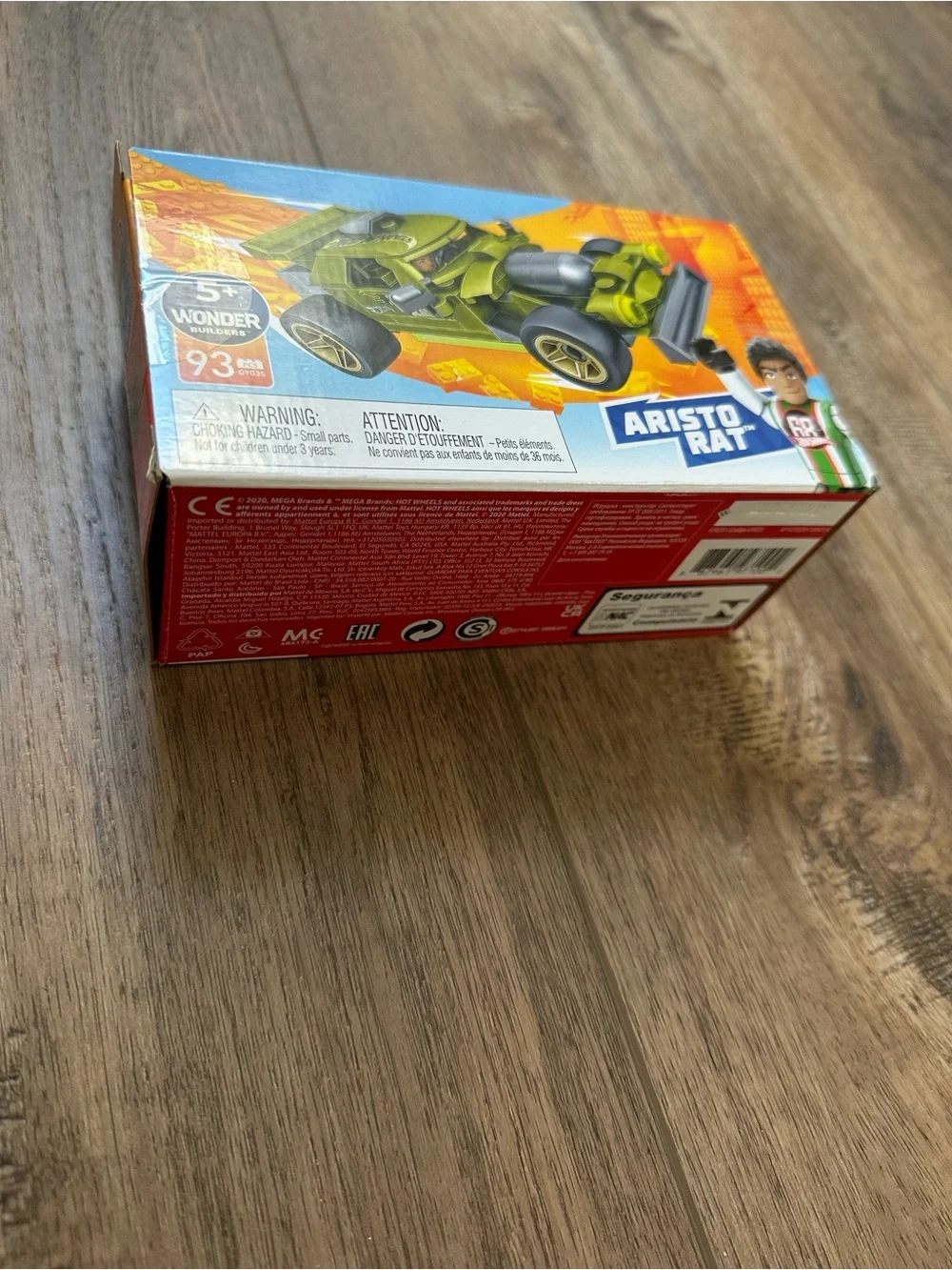 NEW! Hot Wheels Building Set, Aristo Rat, Ages 5+, 93pcs.,Collector, Gift, GYG35